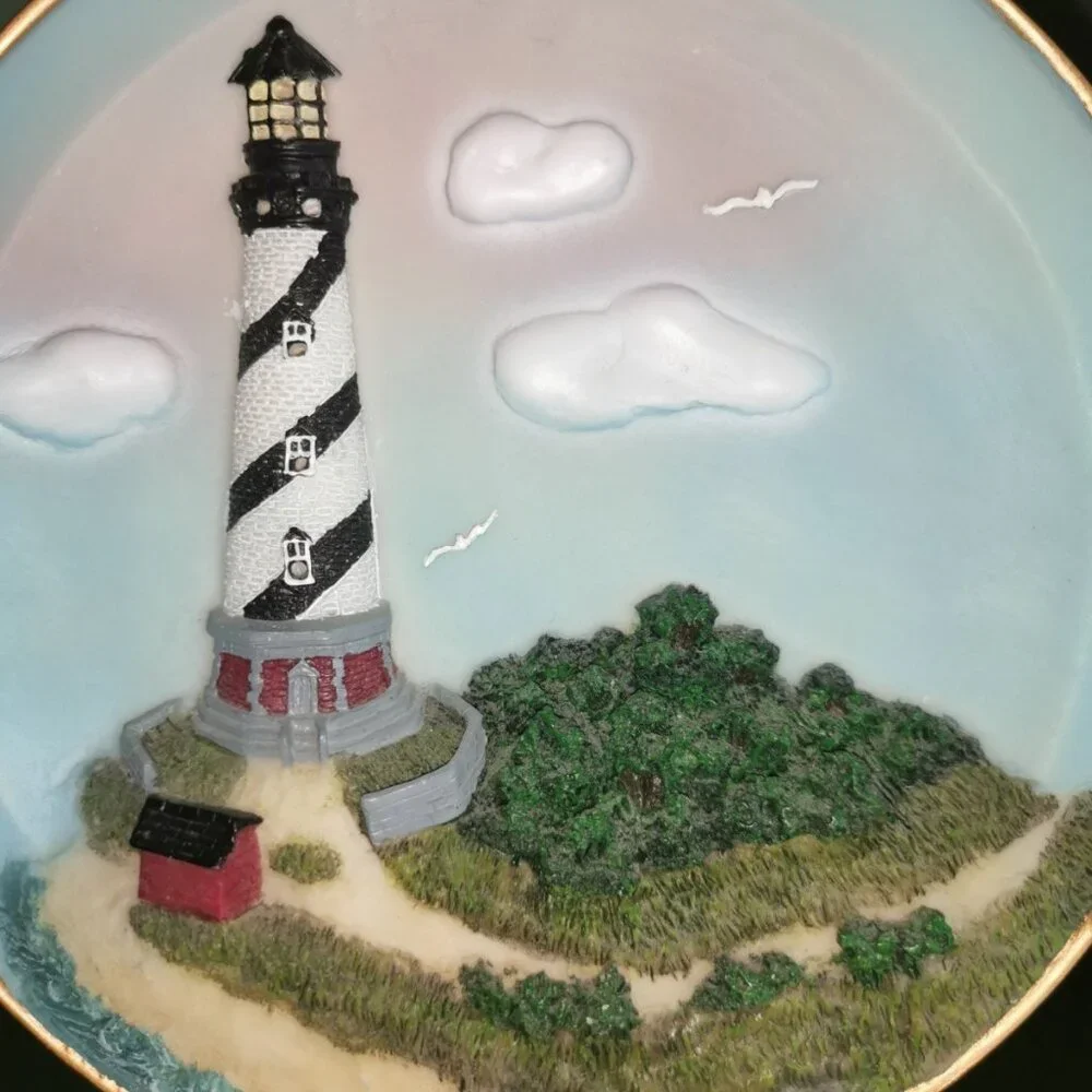 Young's Cape Hatteras Lighthouse 3D Night Light‎ Table Lamp Collectible